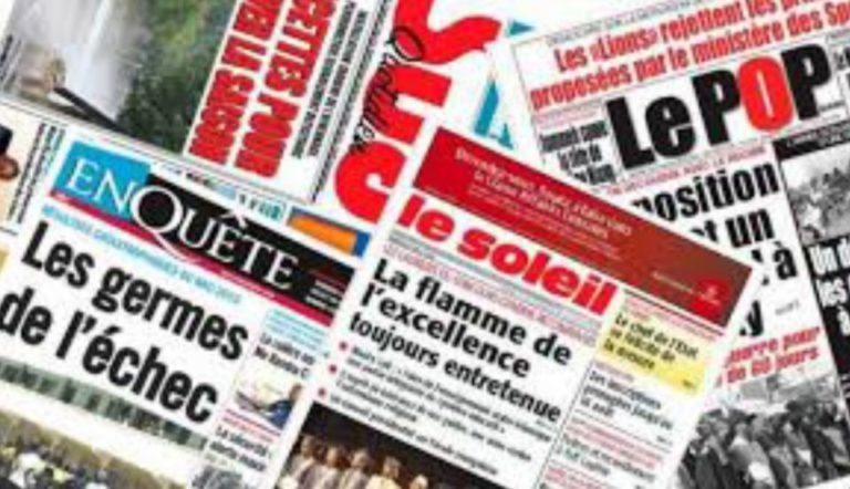 La une des journaux de ce mercredi 09 Août 2022 paru au Cameroun