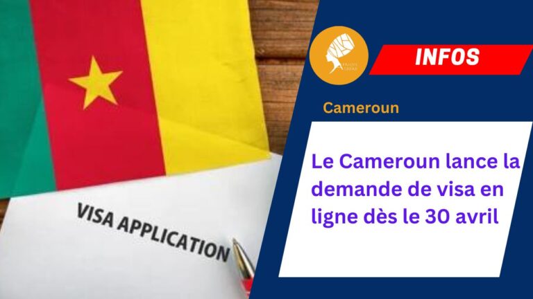 Le Cameroun lance la demande de visa en ligne dès le 30 avril