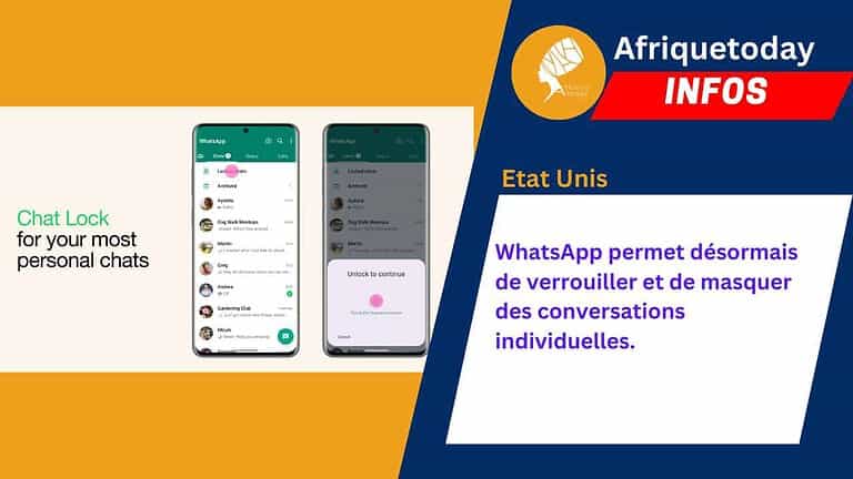 WhatsApp permet désormais de verrouiller et de masquer des conversations individuelles.