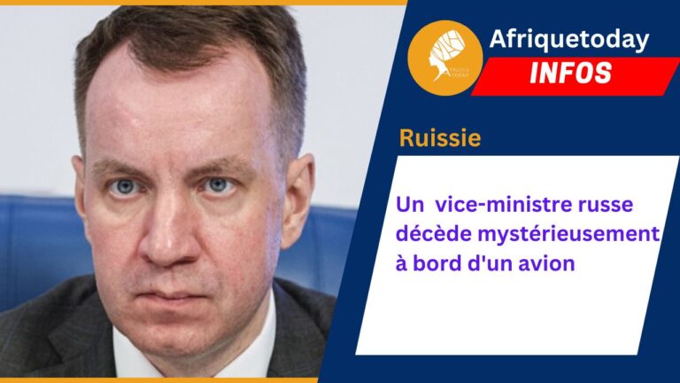 Un  vice-ministre russe décède mystérieusement à bord d’un avion