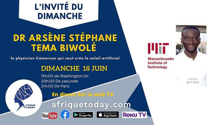 L’INVITÉ DU DIMANCHE du 18 Juin Le génie africain ARSÈNE STÉPHANE TEMA BIWOLÉ