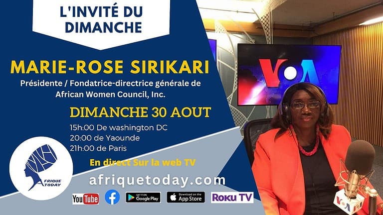 L’INVITÉ DU DIMANCHE du 30 Juillet Marie-Rose Sirikari