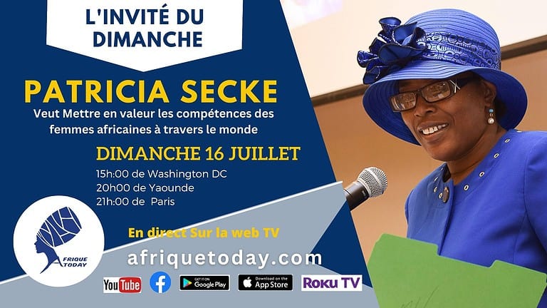 L’INVITÉ DU DIMANCHE du 16 Juillet Patricia Secke