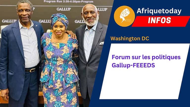 Ambassadeur Linda Thomas-Greenfield, Représentante permanente des États-Unis auprès des Nations Unies, prononce le discours d’ouverture du Forum politique du 10e anniversaire de Gallup-FEEEDS.