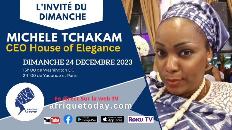 Michele Tchamkam L’INVITÉ DU DIMANCHE DU 24 Decembre 2023