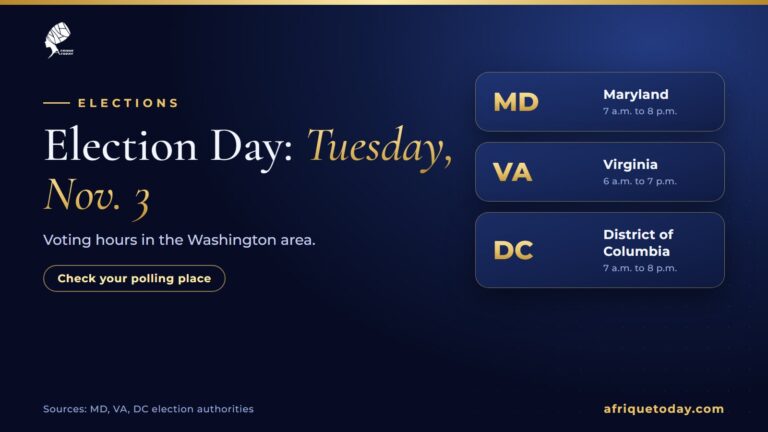 Election Day November 3, 2026: voting hours in Maryland, Virginia and D.C.
