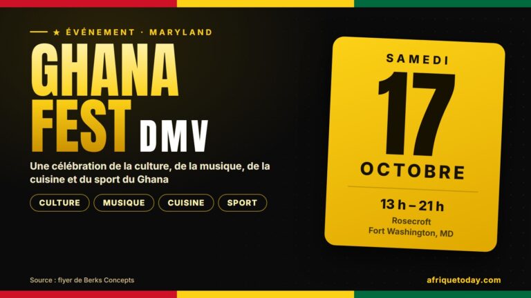 Ghana Fest DMV, samedi 17 octobre 2026, de 13 h à 21 h, Rosecroft, Fort Washington, Maryland